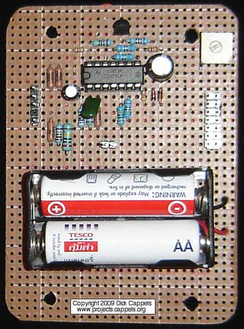 Amplificación de continua, placa del autor